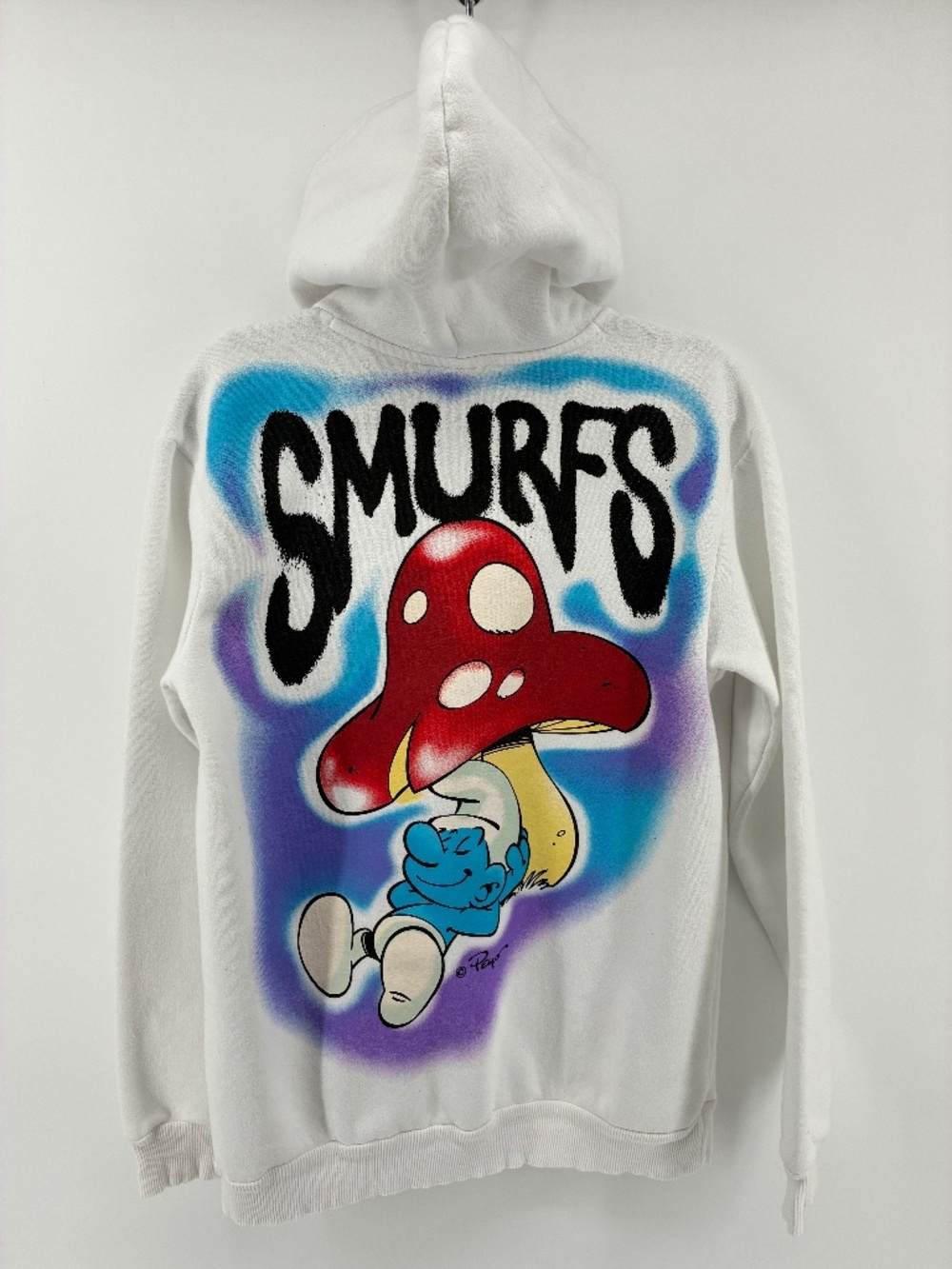 Smurf’s White Hoodie